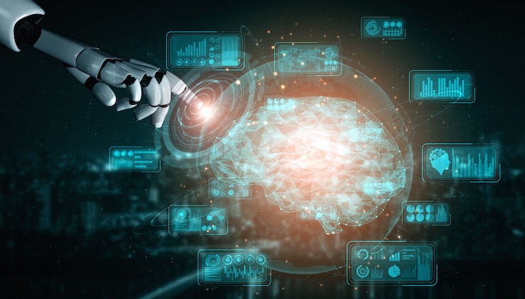AI integration in a business office